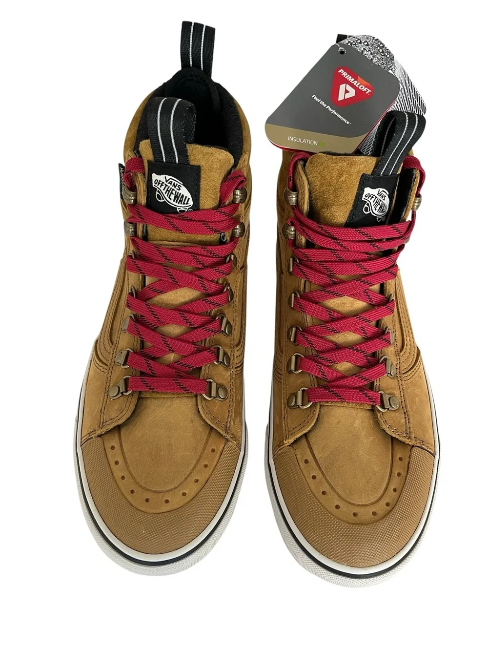 Vans MTE waterproof leather sneakers camel insulated for cold NEW 9.5
